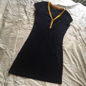 Tommy Hilfiger Navy T-Shirt Dress Casual Size M